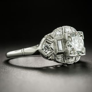 Mid-Century 1.15 Carat Diamond Ring - GIA J VVS2