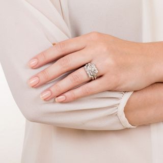 Mid-Century 1.20 Carat Diamond Wedding Set - GIA G VS1