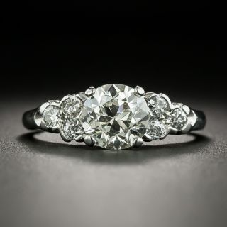 Mid-Century 1.25 Carat Diamond Engagement Ring, GIA K VS1 - 2