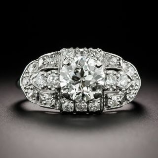 Mid-Century 1.28 Carat Diamond Engagement Ring - GIA J VS1 - 3