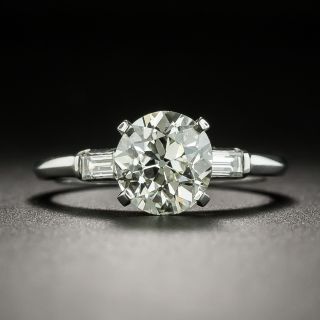 Mid Century 1.51 Carat Diamond Engagement Ring - GIA - 3