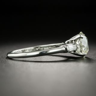 Mid Century 1.51 Carat Diamond Engagement Ring - GIA