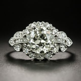 Mid-Century 1.59 Carat Diamond Engagement Ring - GIA - 2
