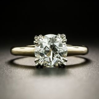 Mid-Century 1.62 Carat Diamond Solitaire Ring - GIA J VS1 - 3