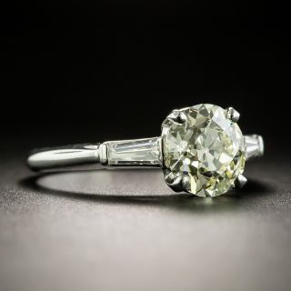 Mid-Century 1.70 Carat Diamond Engagement Ring - GIA