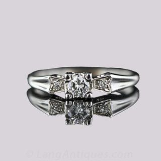 Vintage Diamond Engagement Ring 