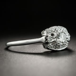 Mid-Century .23 Carat Diamond Engagement Ring