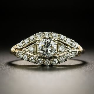 Mid Century .30 Carat Diamond Ring by Silbermann, Kohn, and Wallenstein - 2