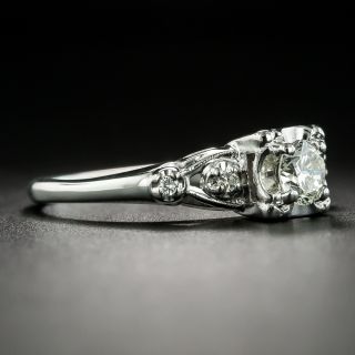Mid-Century .37 Carat Diamond Engagement Ring