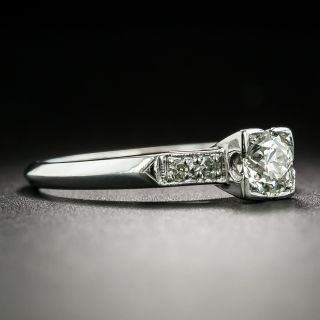 Mid-Century .40 Carat Diamond Engagement Ring
