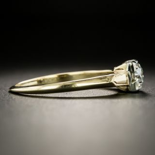 Mid-Century .40 Carat Diamond Solitaire Engagement Ring
