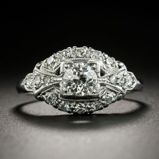 Mid-Century .45 Carat Diamond Engagement Ring - 2