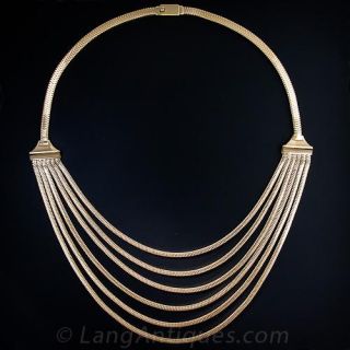 Mid-Century 6-Strand Necklace By Forstner - 2