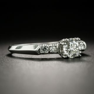Mid-Century .60 Carat Diamond Engagement Ring