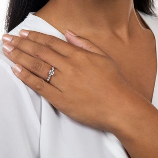 Mid-Century .65 Carat Diamond Engagement Ring