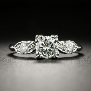 Mid-Century .70 Carat Diamond Engagement Ring - GIA - 2