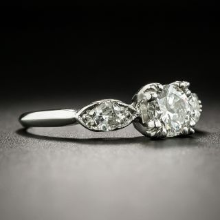 Mid-Century .70 Carat Diamond Engagement Ring - GIA