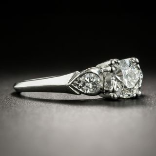 Mid-Century .72 Carat Diamond Engagement Ring by Loretz and Benoit