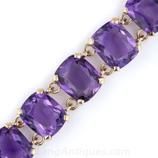 Mid-Century Amethyst Bracelet