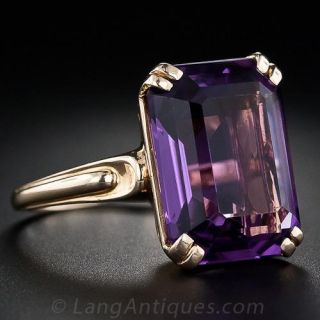 Mid-Century Amethyst Ring