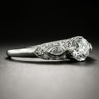 Mid-Century Carat Diamond Engagement Ring