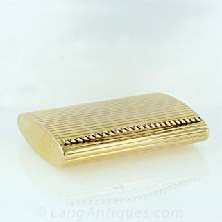 Mid Century Cartier Cigarette Box Main View