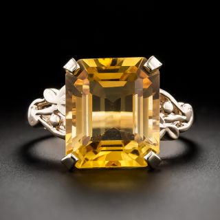Mid-Century Citrine Ring by Skalet - 2
