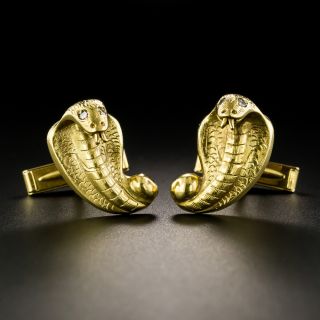 Mid-Century Cobra Cufflinks - 2