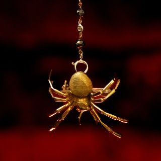 Mid Century Creeping Spider Brooch