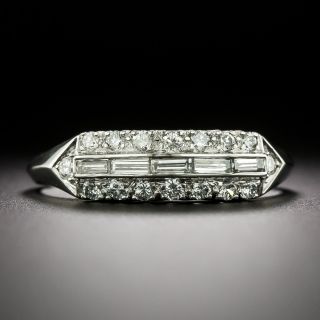 Mid-Century Diamond Band Ring - 3
