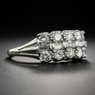 Mid-Century Diamond Band Ring