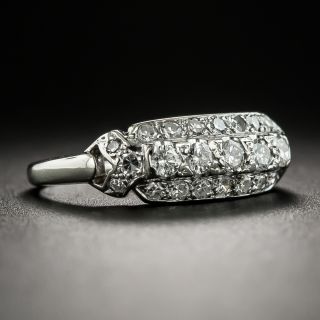 Mid-Century Diamond Band Ring