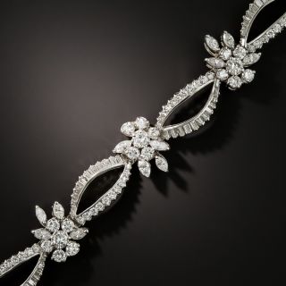 Mid-Century Diamond Cluster Bracelet - 2