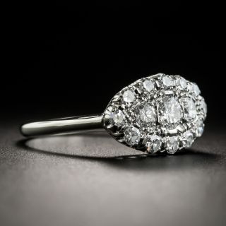 Mid-Century Diamond Cluster Ring by Goldman-Kolber