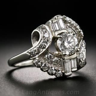 Mid-Century Diamond Dinner Ring