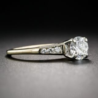 Mid-Century Diamond Engagement Ring
