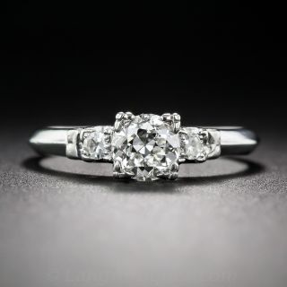 Mid-Century Diamond Engagement Ring