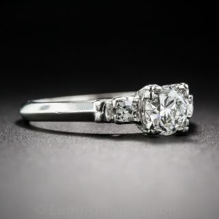 Mid-Century Diamond Engagement Ring