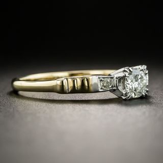 Mid-Century Diamond Engagement Ring