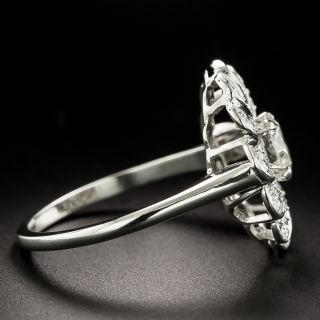 Mid-Century Diamond Flower Ring