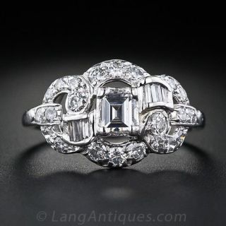 Mid Century Diamond Ring