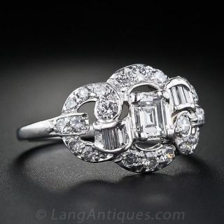 Mid Century Diamond Ring