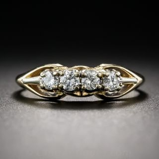 Mid-Century  Diamond Wedding Band