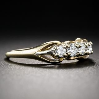 Mid-Century  Diamond Wedding Band