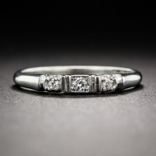 Mid-Century Diamond Wedding Band