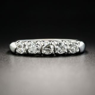 Mid-Century Diamond Wedding Band - 2