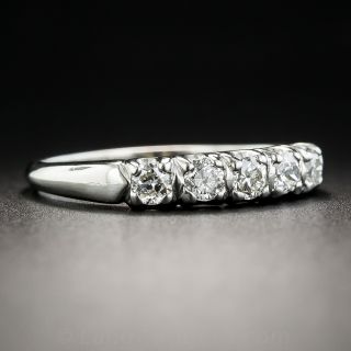 Mid-Century Diamond Wedding Band