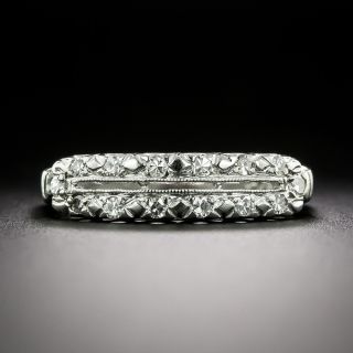Mid-Century Diamond Wedding Band - 2