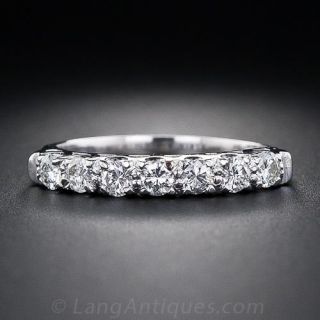 Mid-Century Diamond Wedding Band