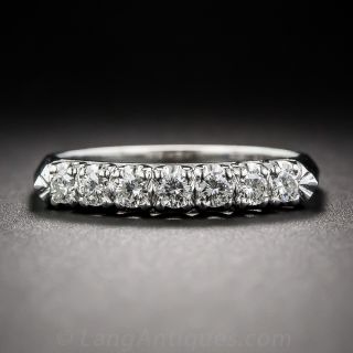 Mid-Century Diamond Wedding Band